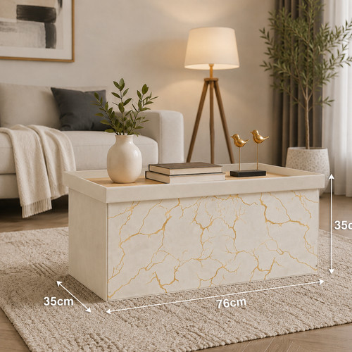 Mink ottoman storage box with - box,