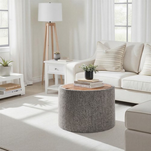 Storage ottoman tray table - ottoman,