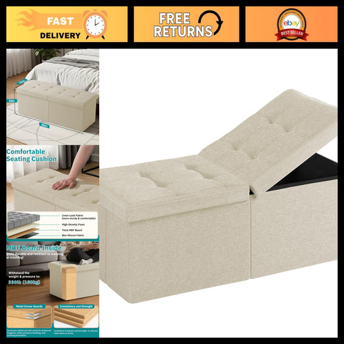 Inch storage ottoman bench - storage,