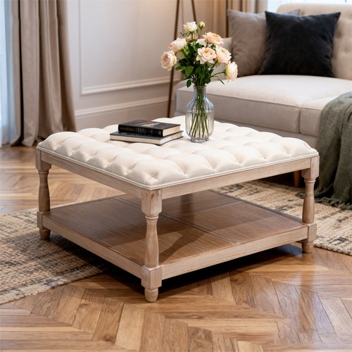 Large square tufted - square,