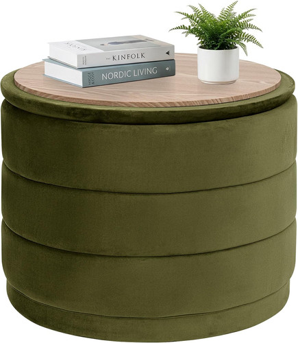 Olive green velvet - velvet, storage