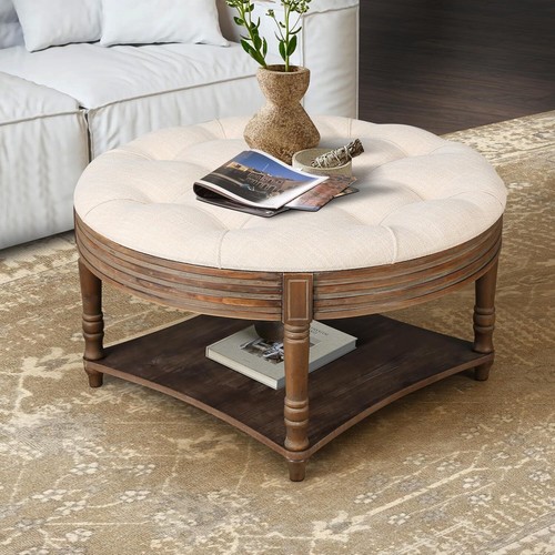 Ottoman coffee table tier - table,, 2-tier