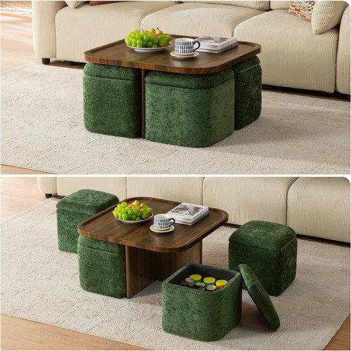 Square coffee table with - square,