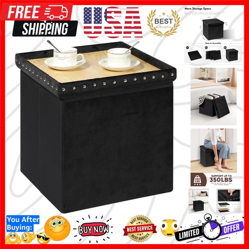 Storage ottoman cube - storage-ottoman, cube-folding