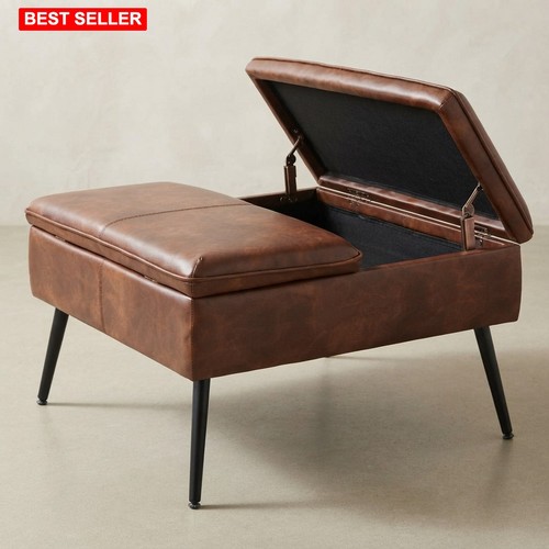 Storage ottoman coffee table - storage,