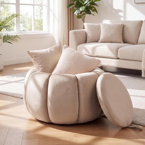 Round ottoman coffee - round,