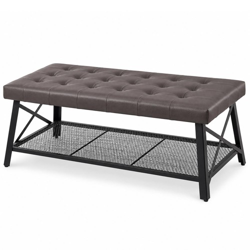 Tufted upholstered coffee - upholstered,