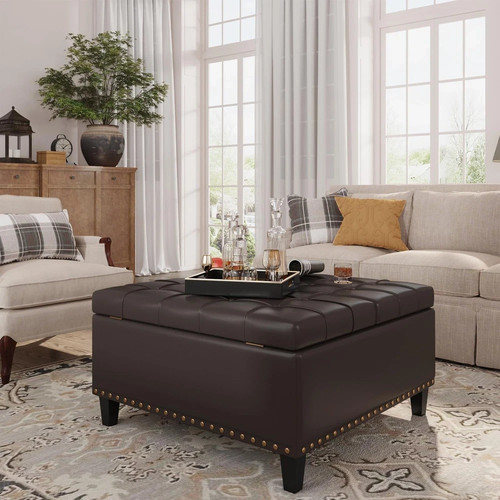 Inch large square - large, ottoman