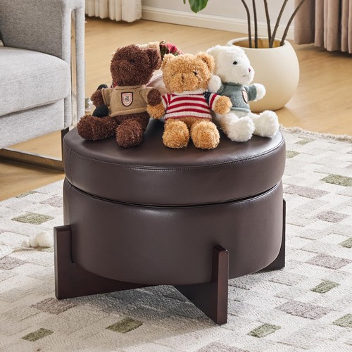26inch round storage ottoman - 26inch,