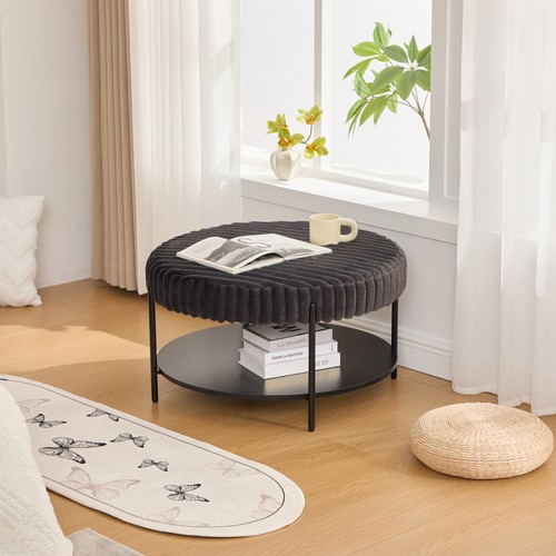 Round ottoman coffee - 30.9",