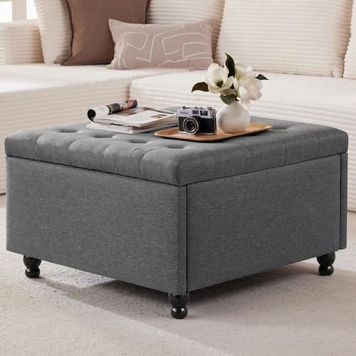 Large square ottoman - 30", with