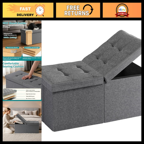 Inch storage ottoman bench - 30-inch,
