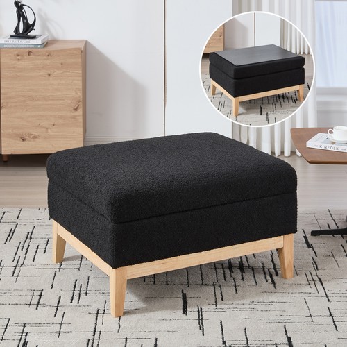 Square storage ottoman - 33.86",