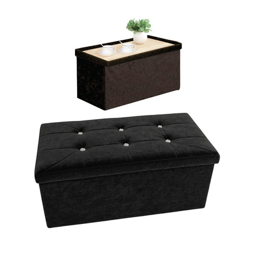 Ottoman storage box coffee - storage,
