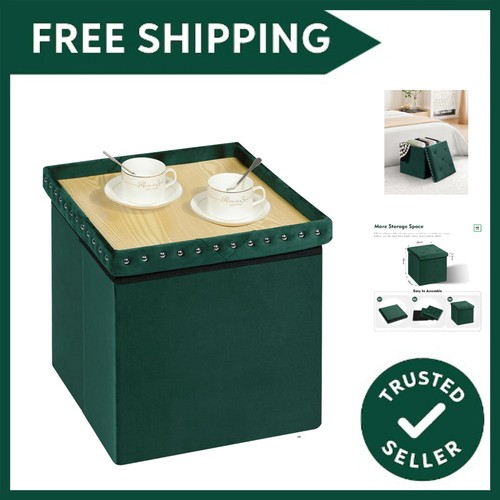 Velvet ottoman with - velvet,