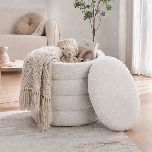 Modern round storage - round, ottoman