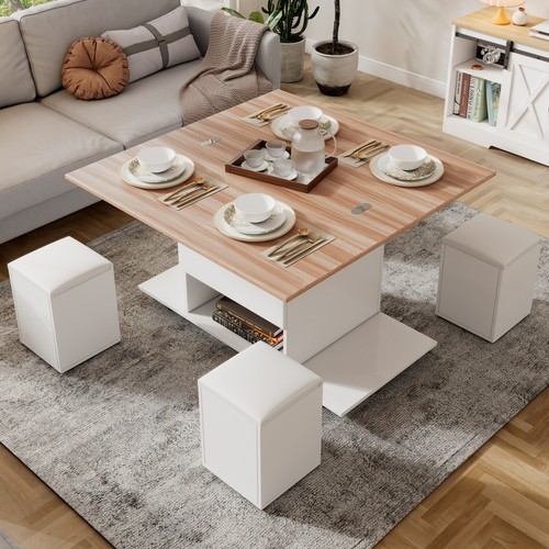 Coffee table with lift - up, top