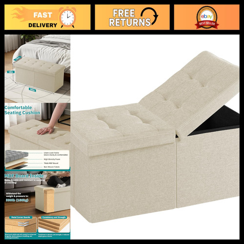 Inch storage ottoman bench - 30-inch,
