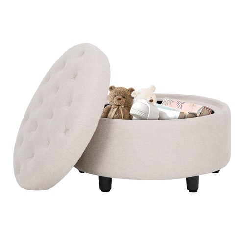 Storage ottoman with hidden - storage,