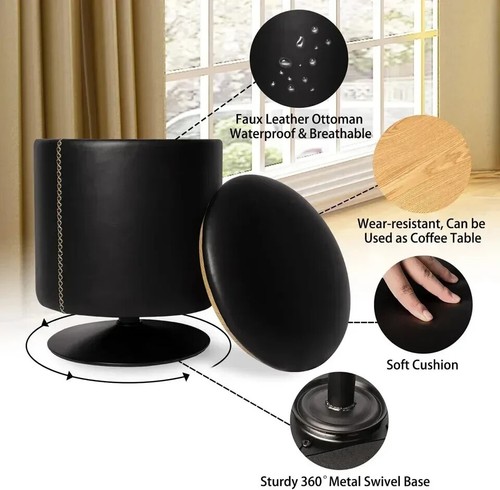 Multifunction rotate ottoman - rotate,