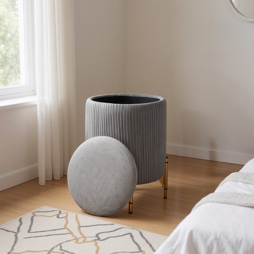 Round ottoman stool - round,