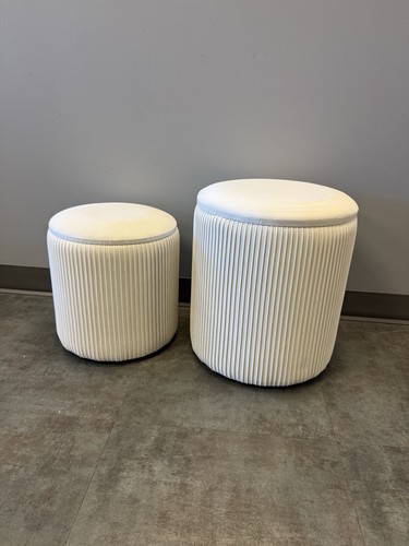 Set round ottoman storage - set,