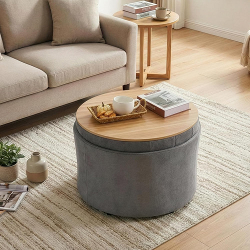Round ottoman coffee - round,