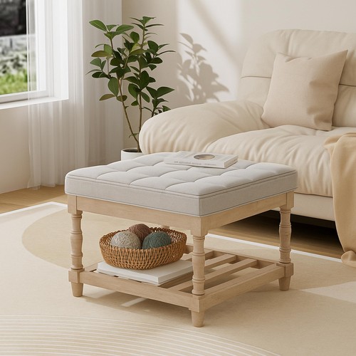 Square ottoman coffee - square,