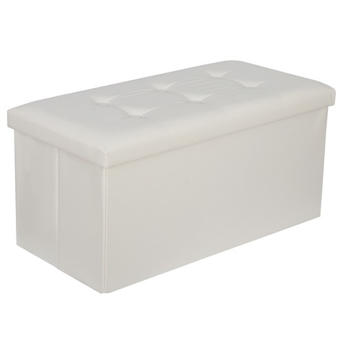 Folding storage ottoman - folding, bench