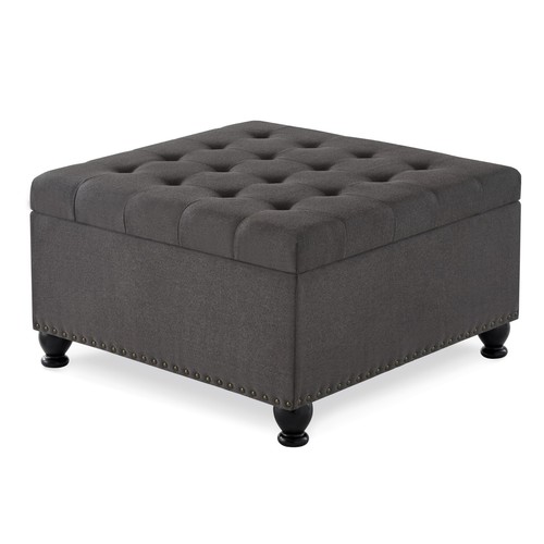 Square button tufted - button, storage